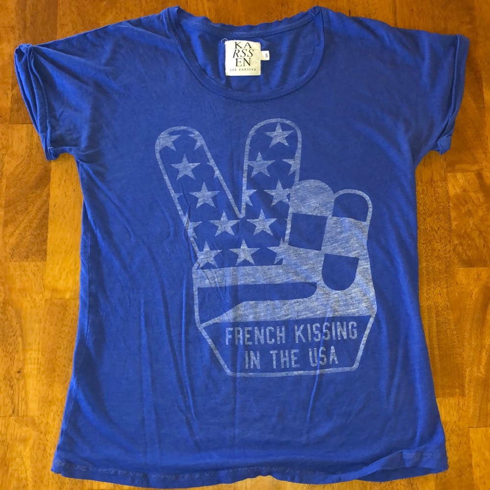 Zoe Karssen French Kissing In The USA T-Shirt